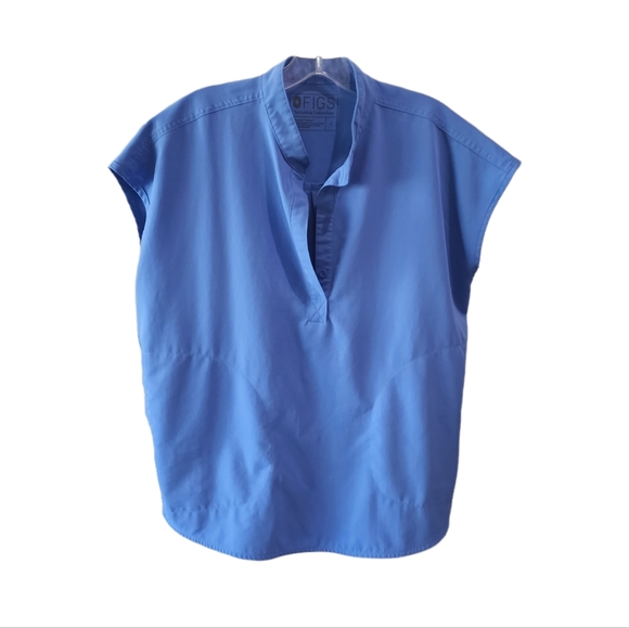 Figs Rafaela Ceil Blue Scrub top wxxsw1003 - Picture 2 of 8